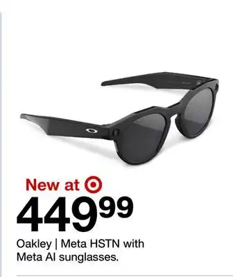Target Oakley | Meta HSTN with Meta AI sunglasses offer