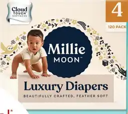 Target Millie Moon 120-ct. luxury diapers offer