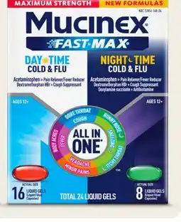 Target Mucinex FAST-MAX day & night 2-ct. liquid cold & flu medicine offer