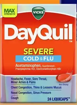 Target Vicks DayQuil Severe Cold & Flu 24-ct. liquicaps offer