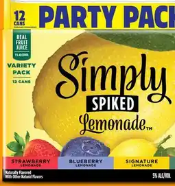 Target Simply Spiked 12-pk. mixers offer