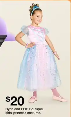Target Hyde and EEK! Boutique kids' princess costume offer
