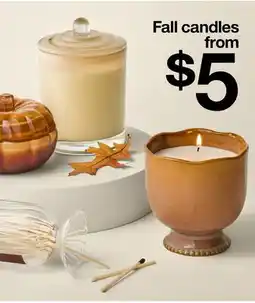 Target Fall candles offer