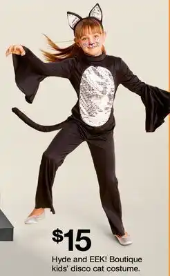 Target Hyde and EEK! Boutique kids' disco cat costume offer