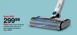 Target Shark Clean & Empty cordless stick vacuum & Auto-Empty Ecosystem offer