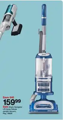 Target Shark Navigator Lift-Away Deluxe upright vacuum offer