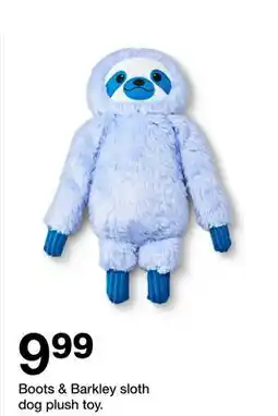 Target Boots & Barkley sloth dog plush toy offer