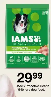 Target IAMS Proactive Health 15-lb. dry dog food offer