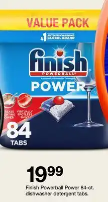 Target Finish Powerball Power 84-ct. dishwasher detergent tabs offer