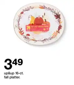 Target up & up 16 - ct. fall platter offer