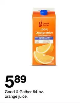 Target Good & Gather 64-oz. orange juice offer