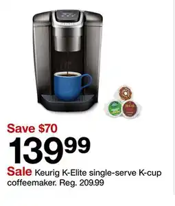 Target Keurig K-Elite single-serve K-cup coffeemaker offer