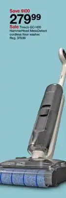 Target Tineco GO H20 HammerHead MessDetect cordless floor washer offer