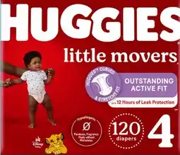 Target Huggies Little Movers 120-ct. diapers offer