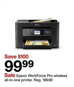 Target Epson WorkForce Pro wireless all-in-one printer offer