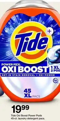 Target Tide Oxi Boost Power Pods 45-ct. laundry detergent pacs offer