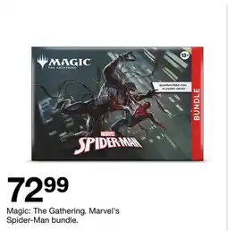 Target Magic: The Gathering. Marvel's Spider-Man bundle offer