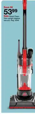 Target Bissel Clean-View upright bagless vacuum offer