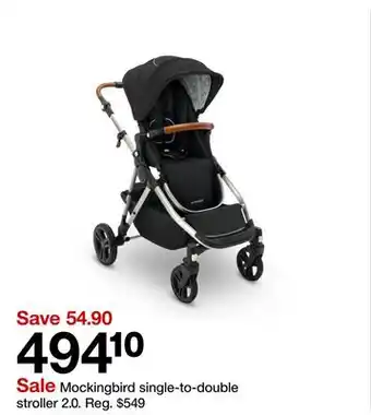 Target Mockingbird single-to-double stroller 2.0 offer