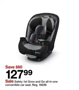 Target Safety 1st Grow and Go all-in-one convertible car seat offer