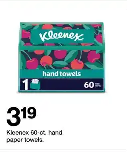 Target Kleenex 60-ct. hand paper towels offer