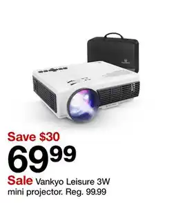 Target Vankyo Leisure 3W mini projector offer
