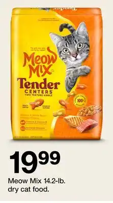 Target Meow Mix 14.2-lb. dry cat food offer