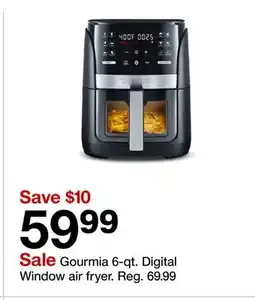 Target Gourmia 6-qt. Digital Window air fryer offer