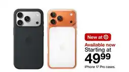 Target iPhone 17 Pro cases offer