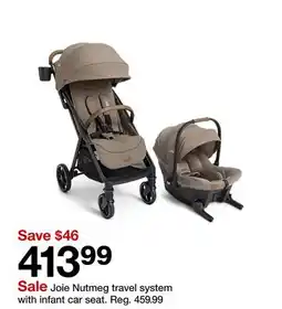 Target Joie Nutmeg travel system offer