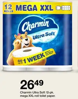 Target Charmin Ultra Soft 12-pk. mega XXL-roll toilet paper offer