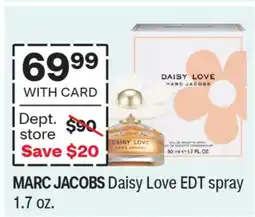 CVS MARC JACOBS Daisy Love EDT spray offer