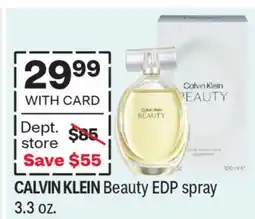 CVS CALVIN KLEIN Beauty EDP spray offer