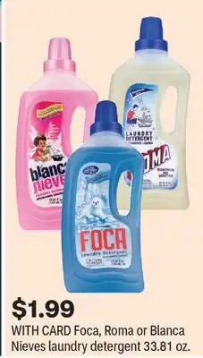 CVS Foca, Roma or Blanca Nieves laundry detergent offer