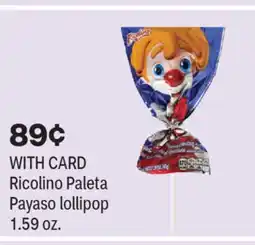 CVS Ricolino Paleta Payaso lollipop offer