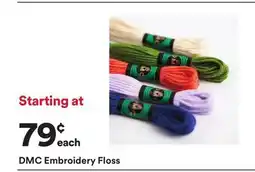 Michaels DMC Embroidery Floss offer