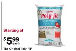 Michaels The Original poly-Fil offer