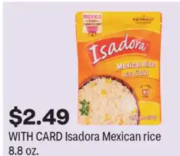 CVS Isadora Mexican rice offer