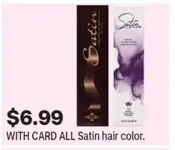 CVS ALL Satin hair color offer