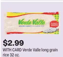 CVS Verde Valle long grain rice offer