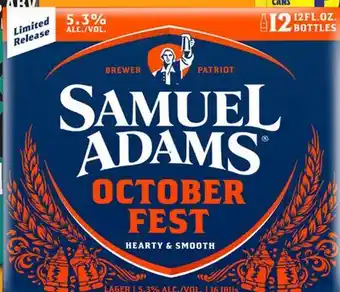 Target Samuel Adams 12-pk. beer offer