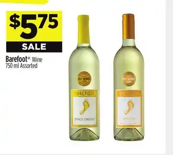 Dollar General Barefoot Wine offer