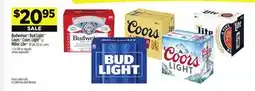 Dollar General Budweiser , Bud Light , Coors , Coors Light or Miller Lite offer