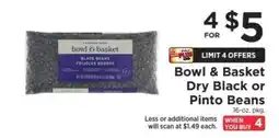 ShopRite Bowl & Basket Dry Black or Pinto Beans offer