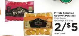 Kroger Private selection gourmet potatoes offer