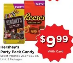 Kroger Hershey's party pack candy offer