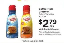 Kroger Coffee-mate creamer offer