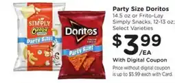 Kroger Party size doritos offer