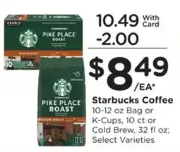 Kroger Starbucks coffee offer