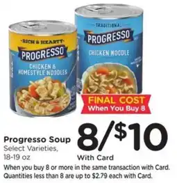 Kroger Progresso Soup offer